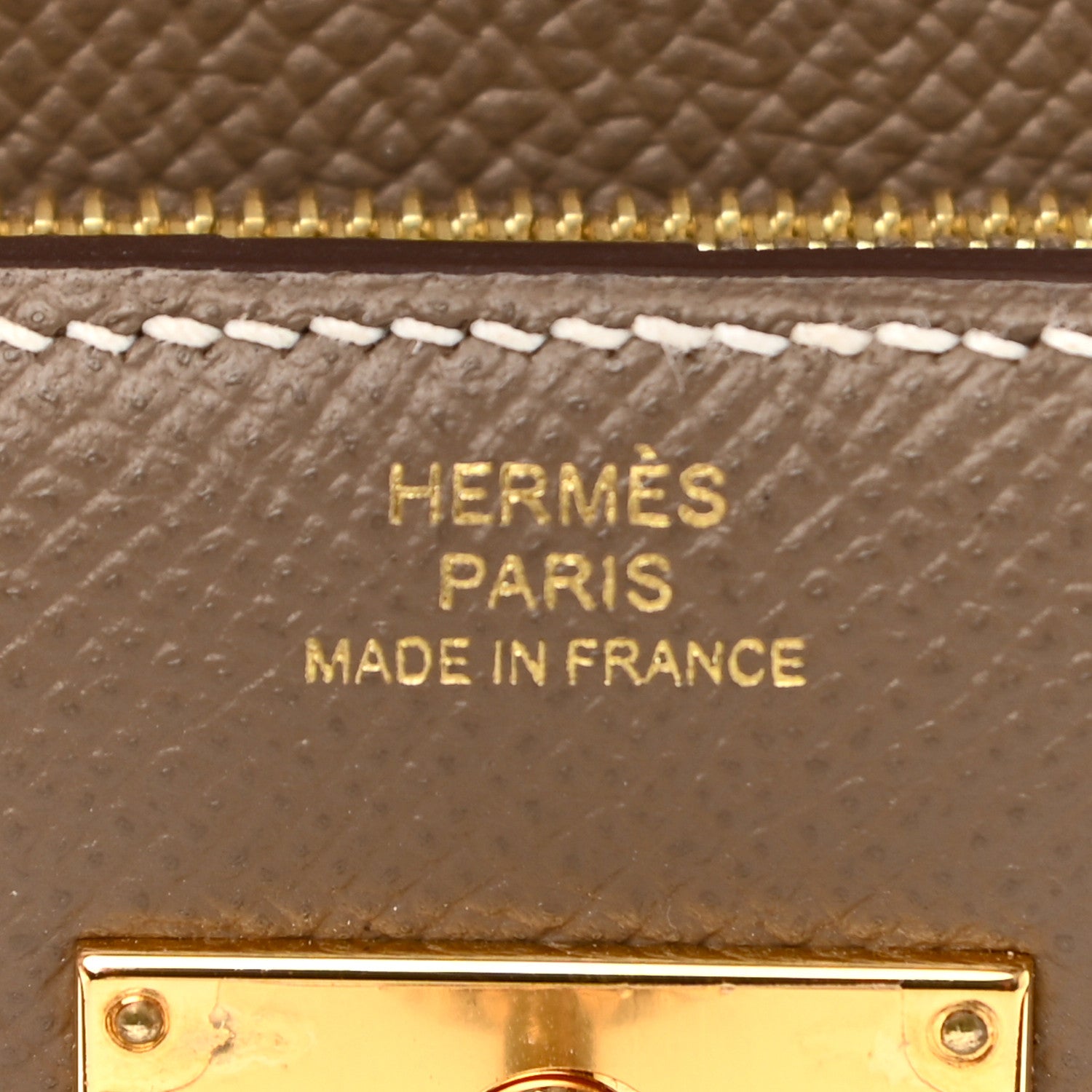 Hermes Epsom Medium Kelly Wallet Etoupe 6 of 8