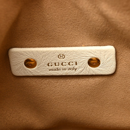 Gucci Grained Calfskin Softbit Medium Shoulder Bag White 6 of 12