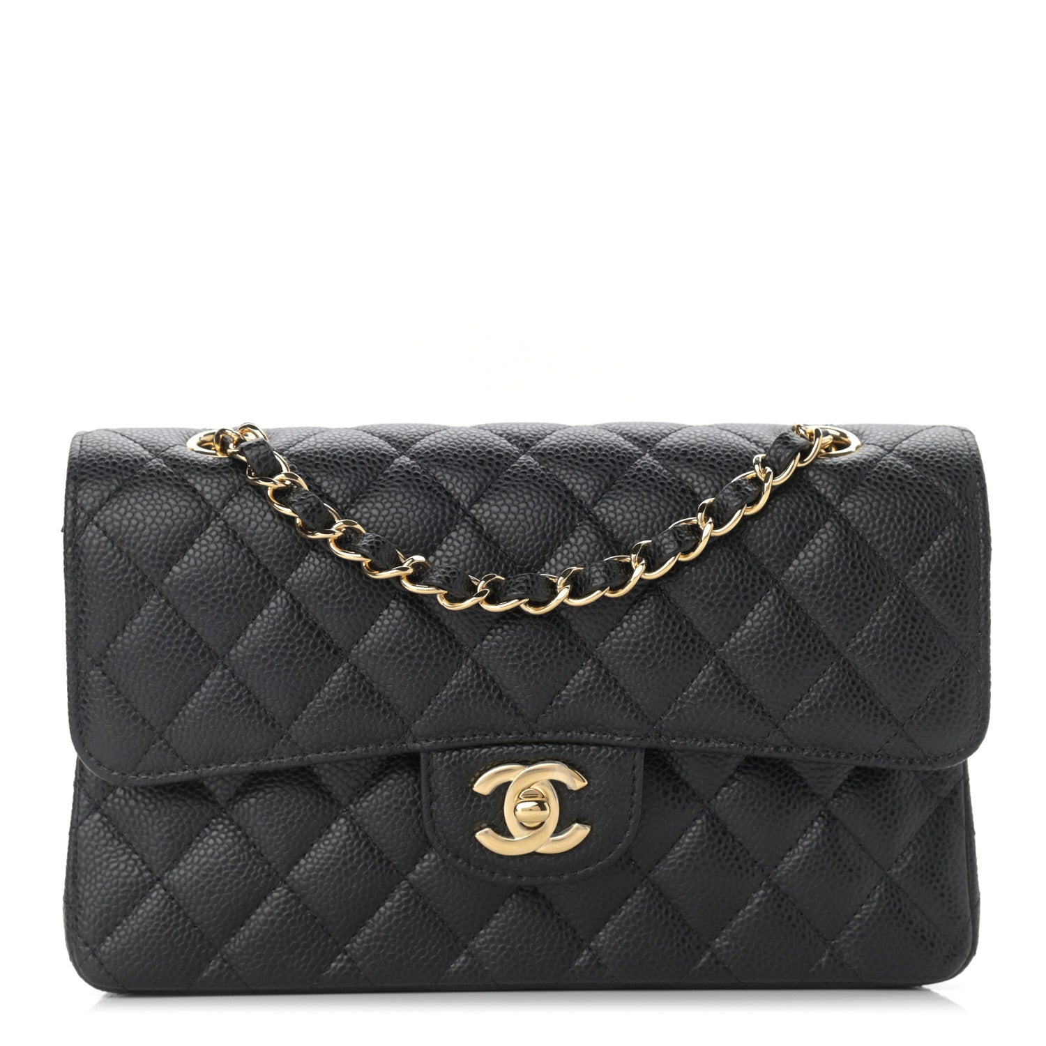 Chanel Caviar Quilted Small Double Flap Black 1 of 11