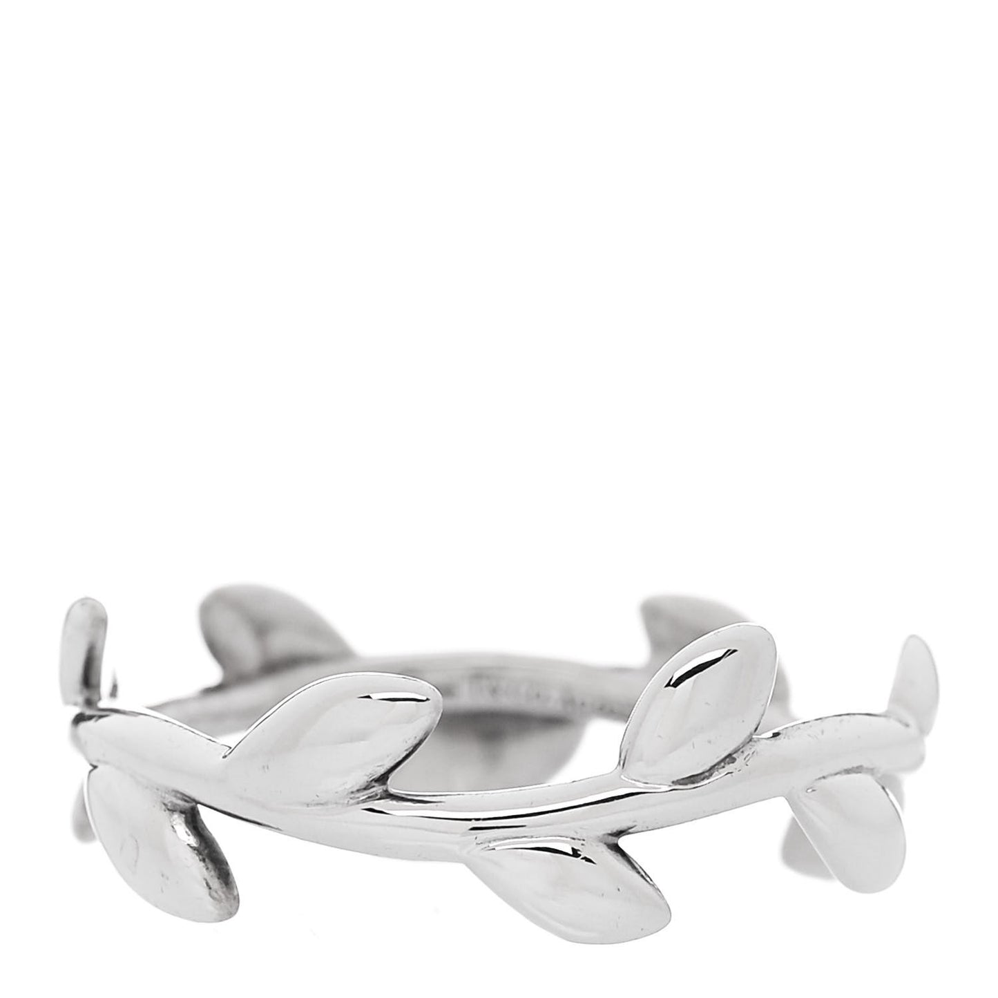Sterling Silver Paloma Picasso Narrow Olive Leaf Band Ring 49 5