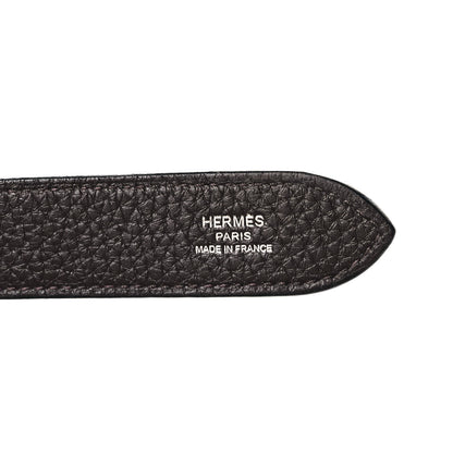 Hermes Taurillon Clemence Jypsiere 28 Chocolate 7 of 12