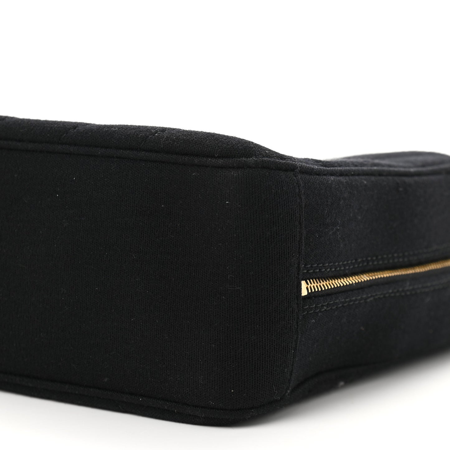 Jersey Chevron Quilted Camera Case Black