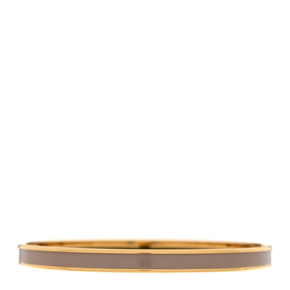 Hermes Enamel Uni Bangle 65 Chataigne 3 of 6