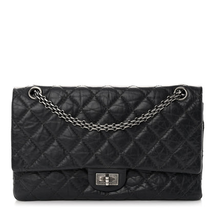Chanel Aged Calfskin Quilted 2.55 Reissue 226 Flap Grey 1 of 11