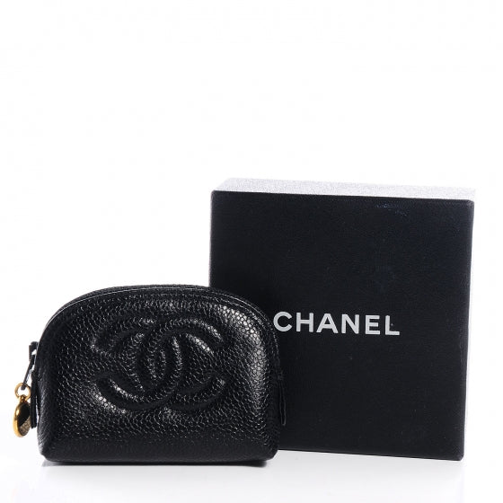Caviar CC Coin Purse Black
