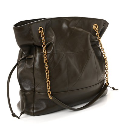 Saint Laurent Lambskin Medium Jamie Shopping Tote Light Musk 4 of 10