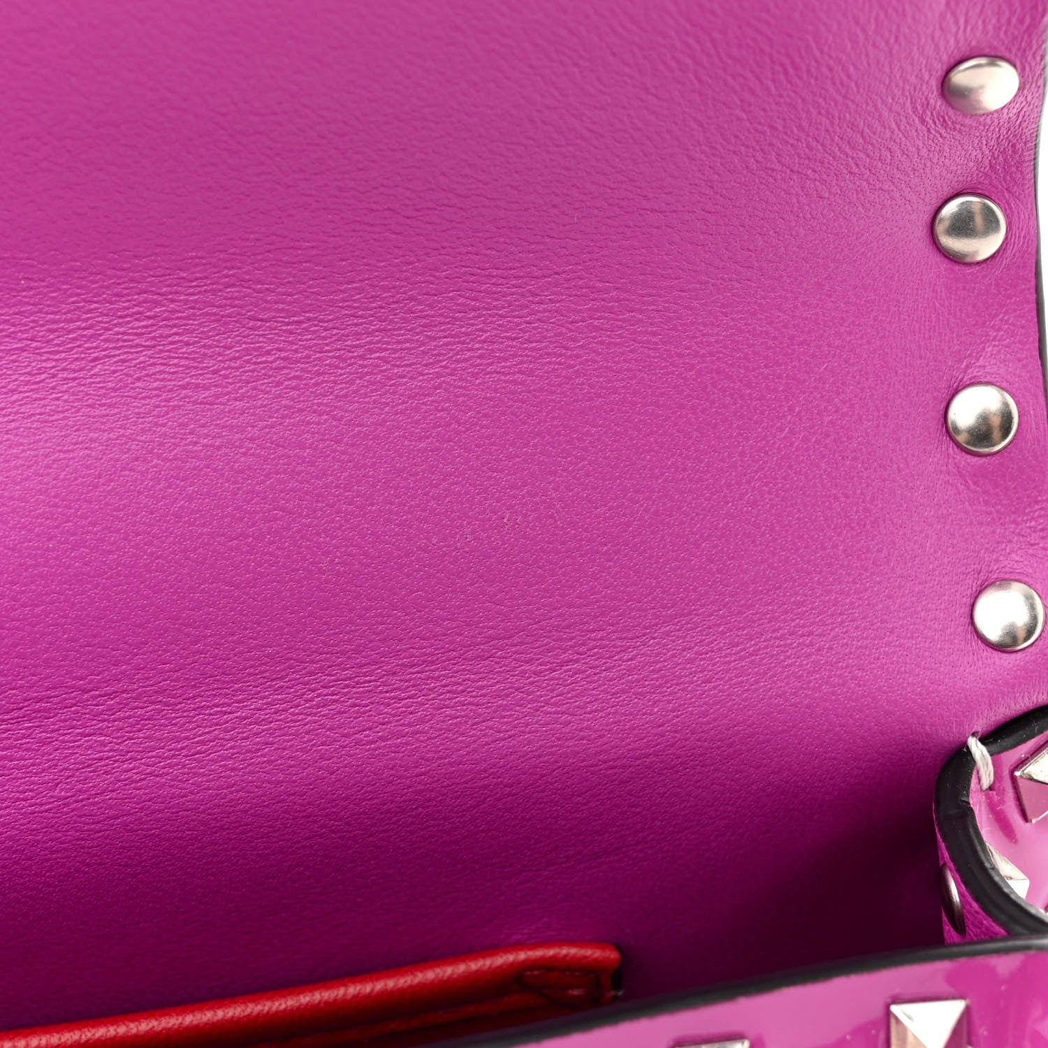 Valentino Garavani Patent Small Rockstud Spike Shoulder Bag Radiant Orchid 11 of 16