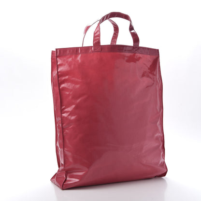 Gucci Patent Canvas Frame Logo Vertical Tote Glam Pink 2 of 9
