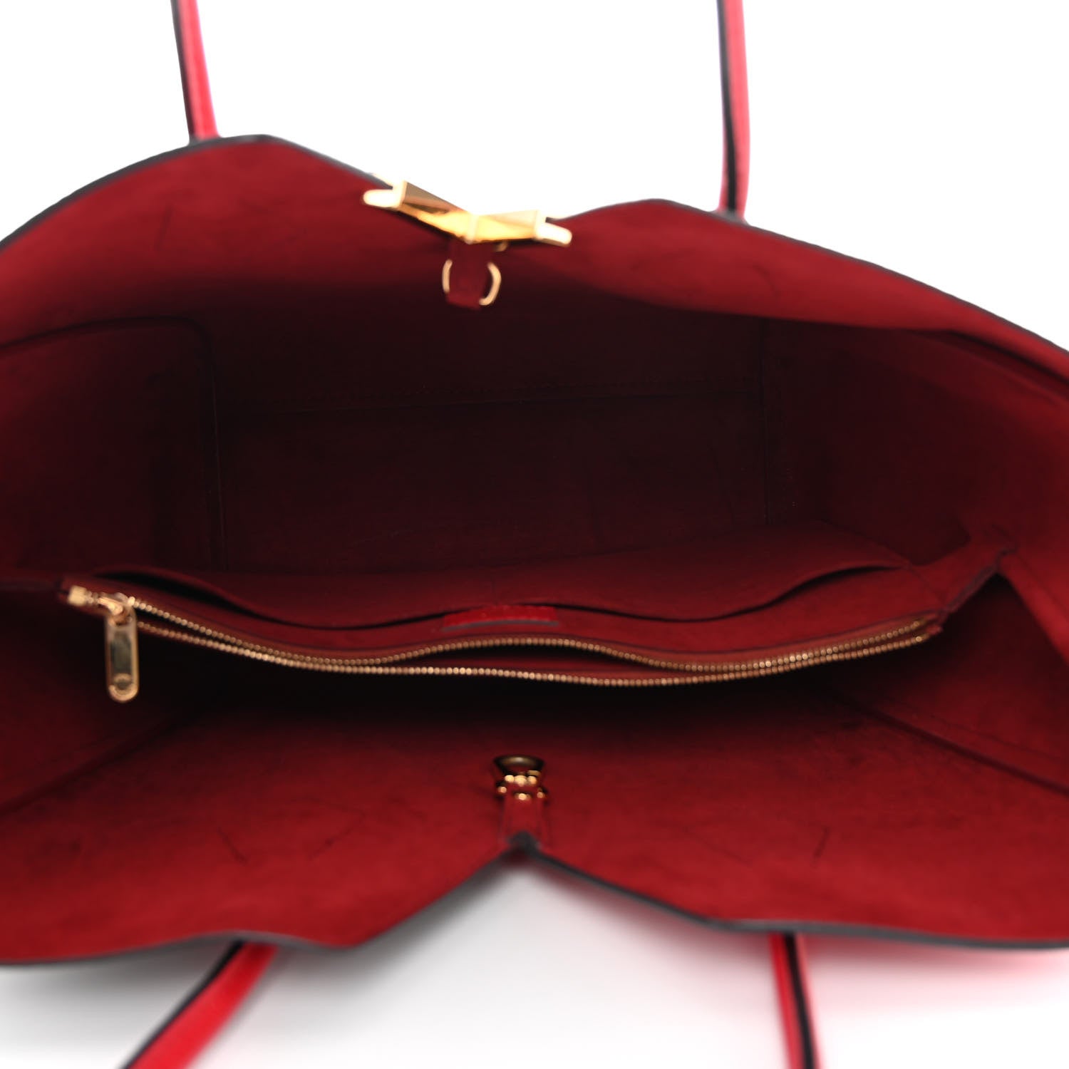 Louis Vuitton Calfskin Monogram Kimono Tote Cherry 5 of 10