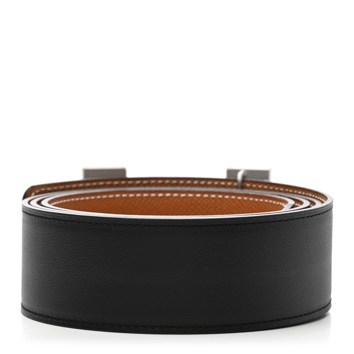 Hermes Epsom Swift 42mm Constance 2 Belt 105 Gold Black 2 of 5