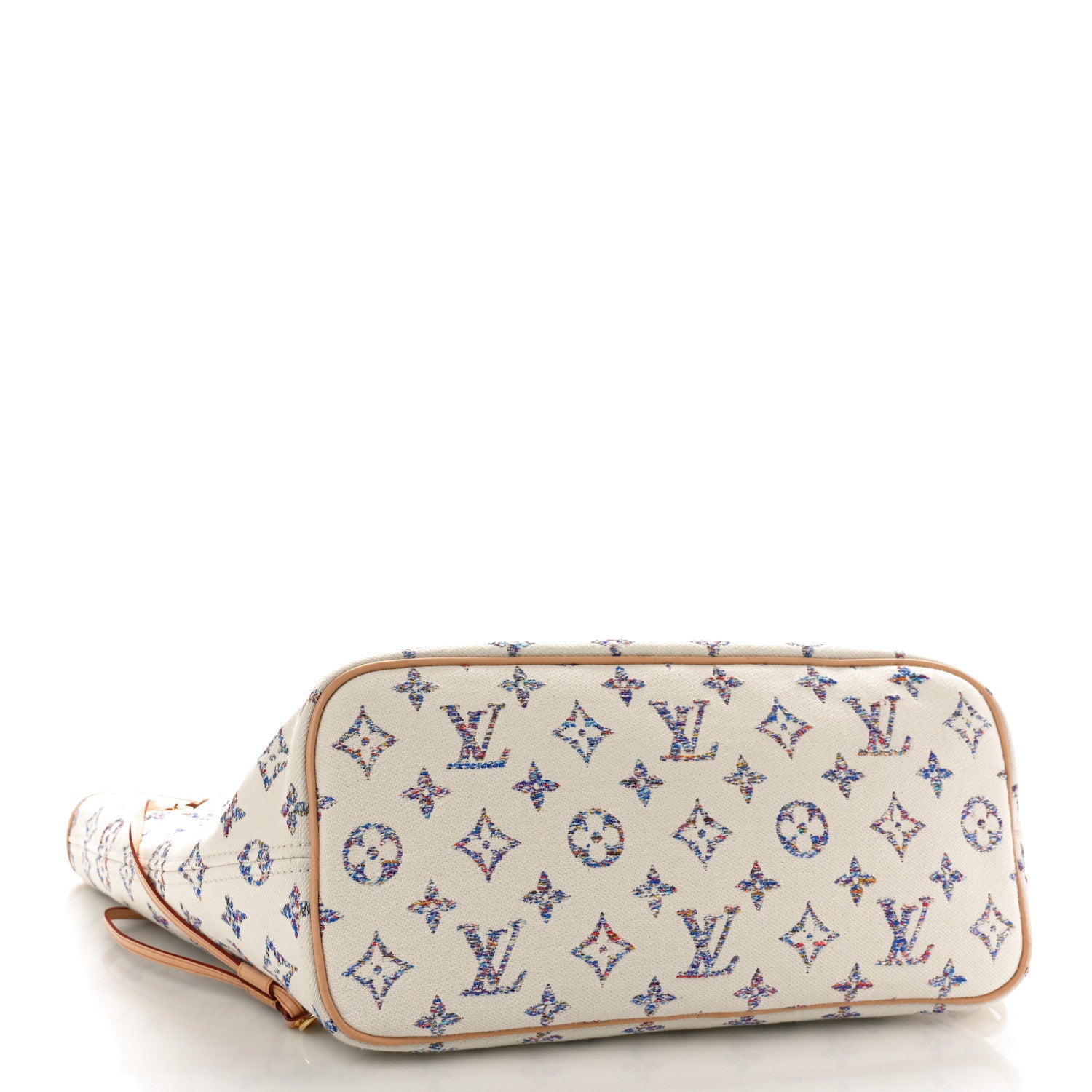 Louis Vuitton Monogram Jacquard Neverfull MM Multicolor Beige 5 of 9
