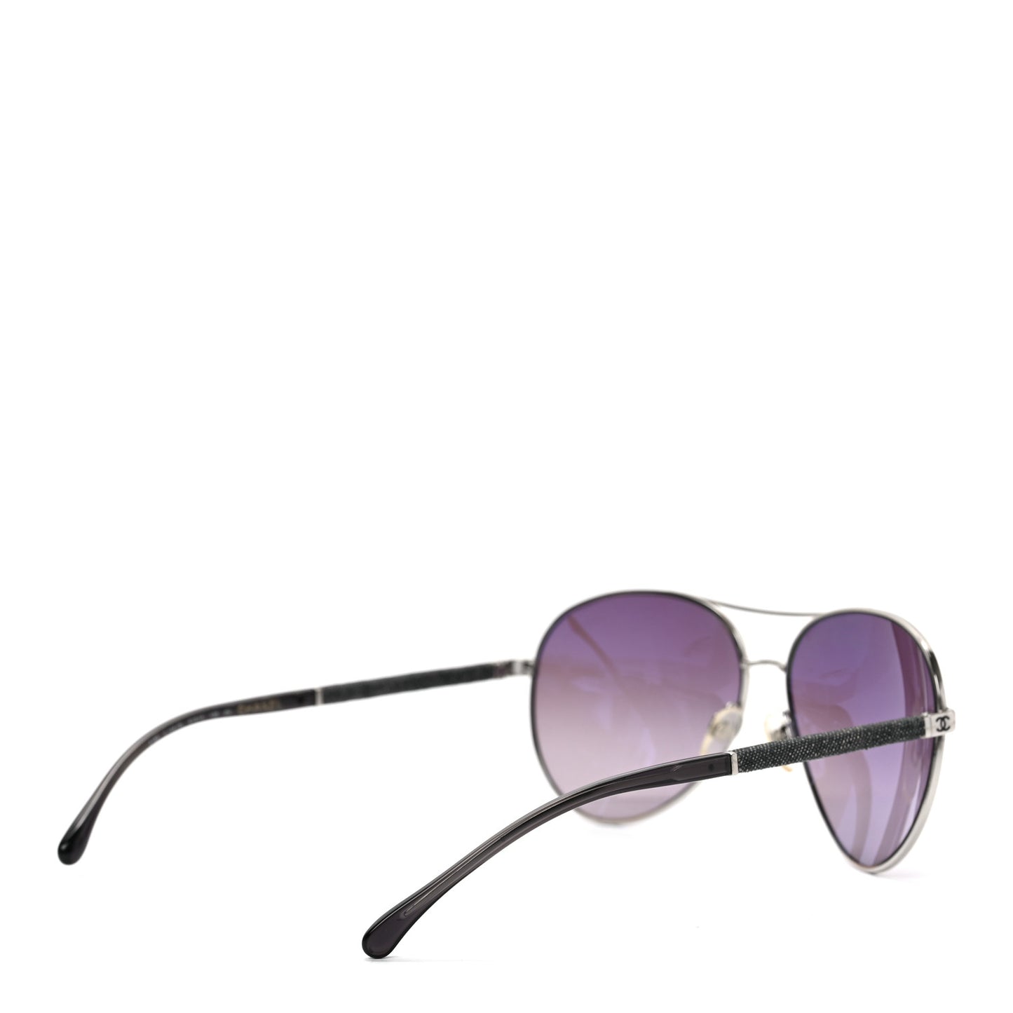 Denim CC Aviator Sunglasses 4185 Purple