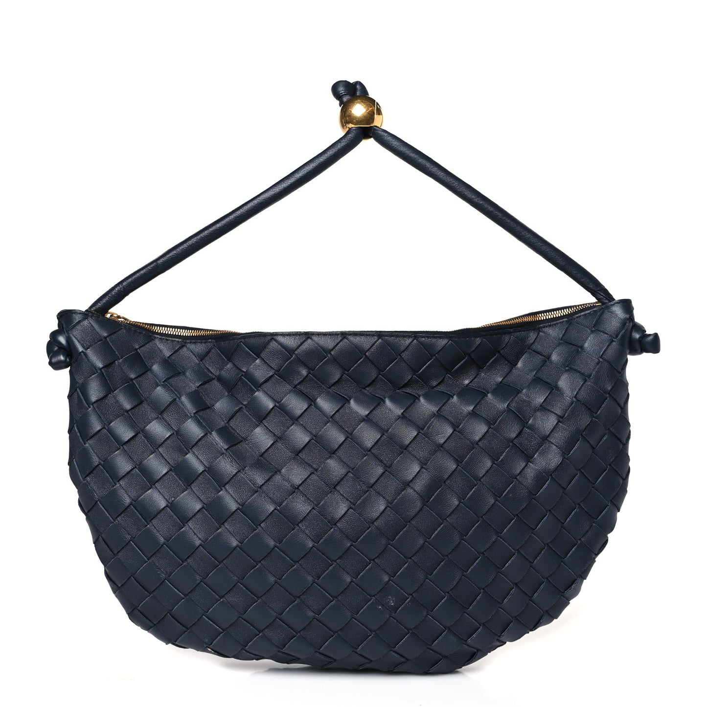 Nappa Intrecciato Small Turn Pouch Space