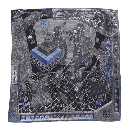 Hermes Cashmere Silk The Game Scarf 100 1 of 5