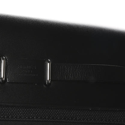 Hermes Military Toile Vache Hunter Herbag Zip Retourne 20 Black 6 of 11