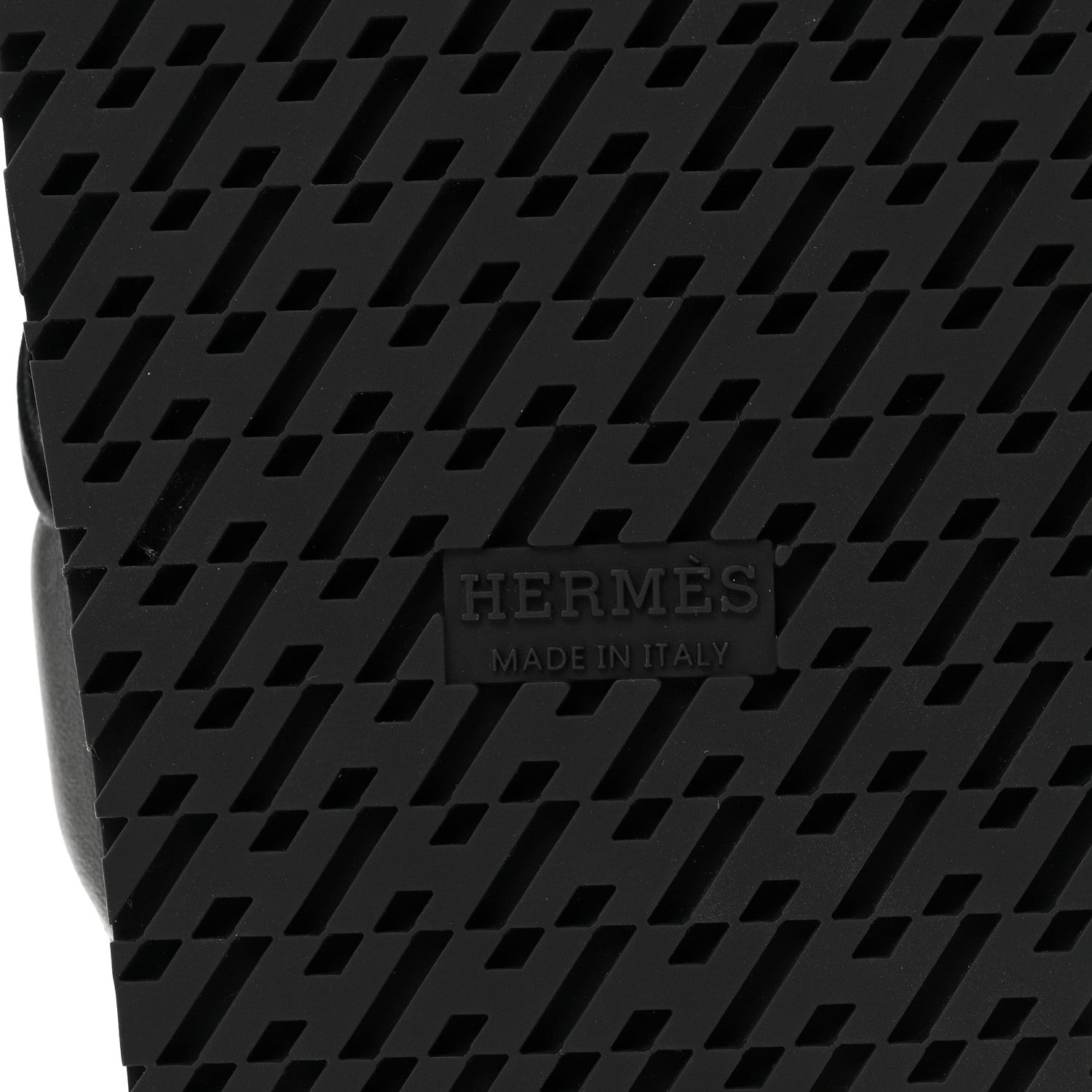 Hermes Nappa Extra Sandals 38 Black 7 of 9