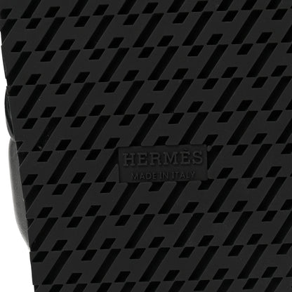 Hermes Nappa Extra Sandals 38 Black 7 of 9