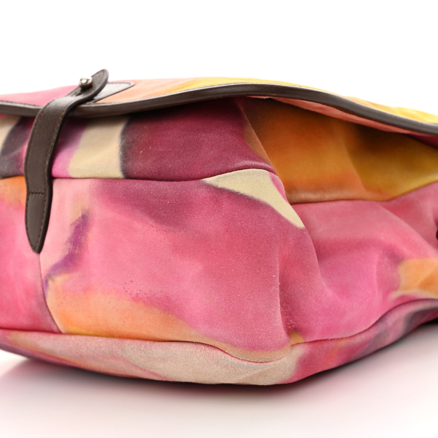 Printed Ultra Soft Lambskin Medium Flower Power Messenger