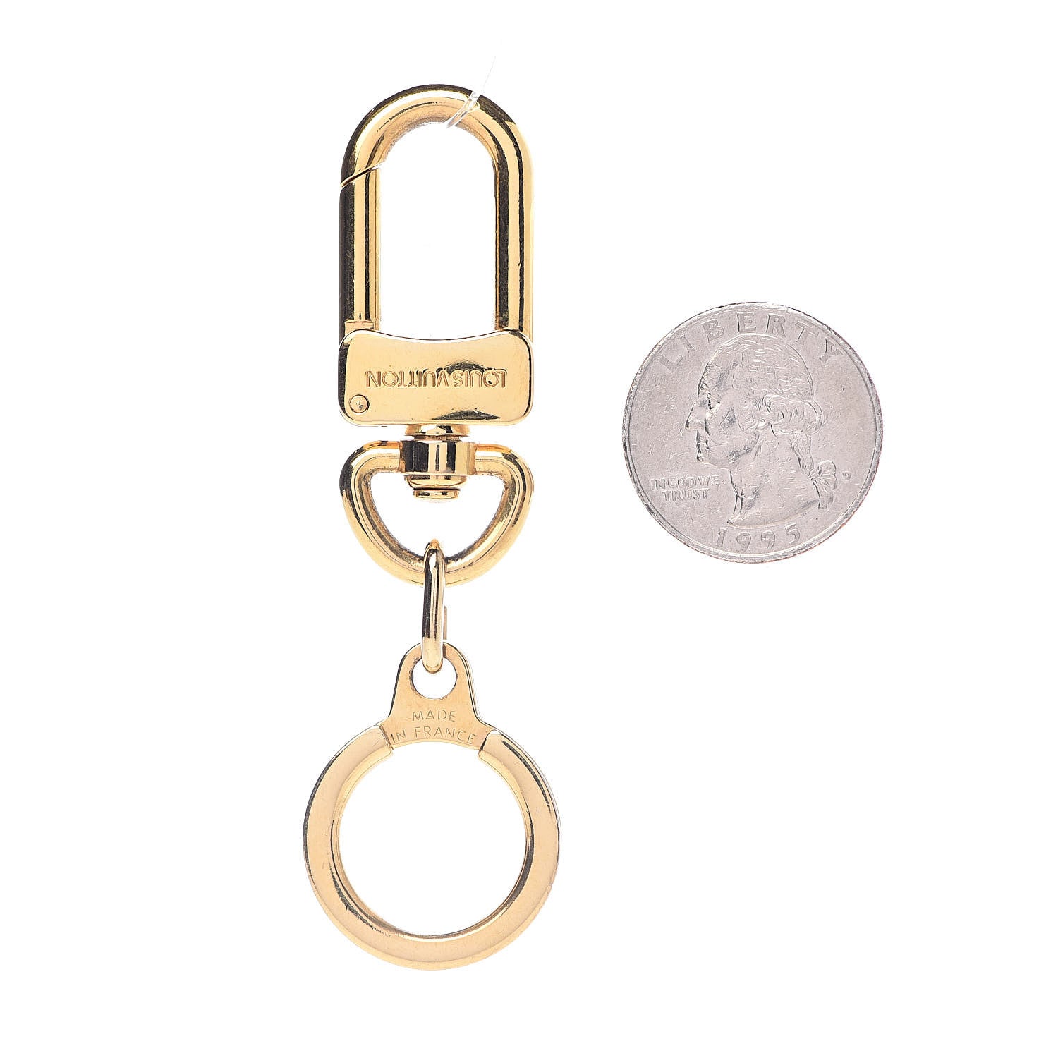 Louis Vuitton Pochette Extender Key Ring Gold 2 of 2