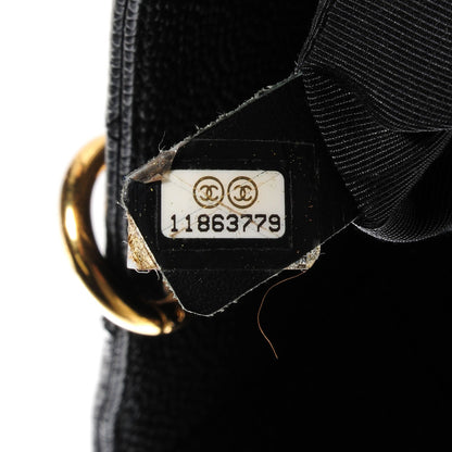 Chanel Caviar Quilted Petit Shopping Tote PST Black 7 of 7