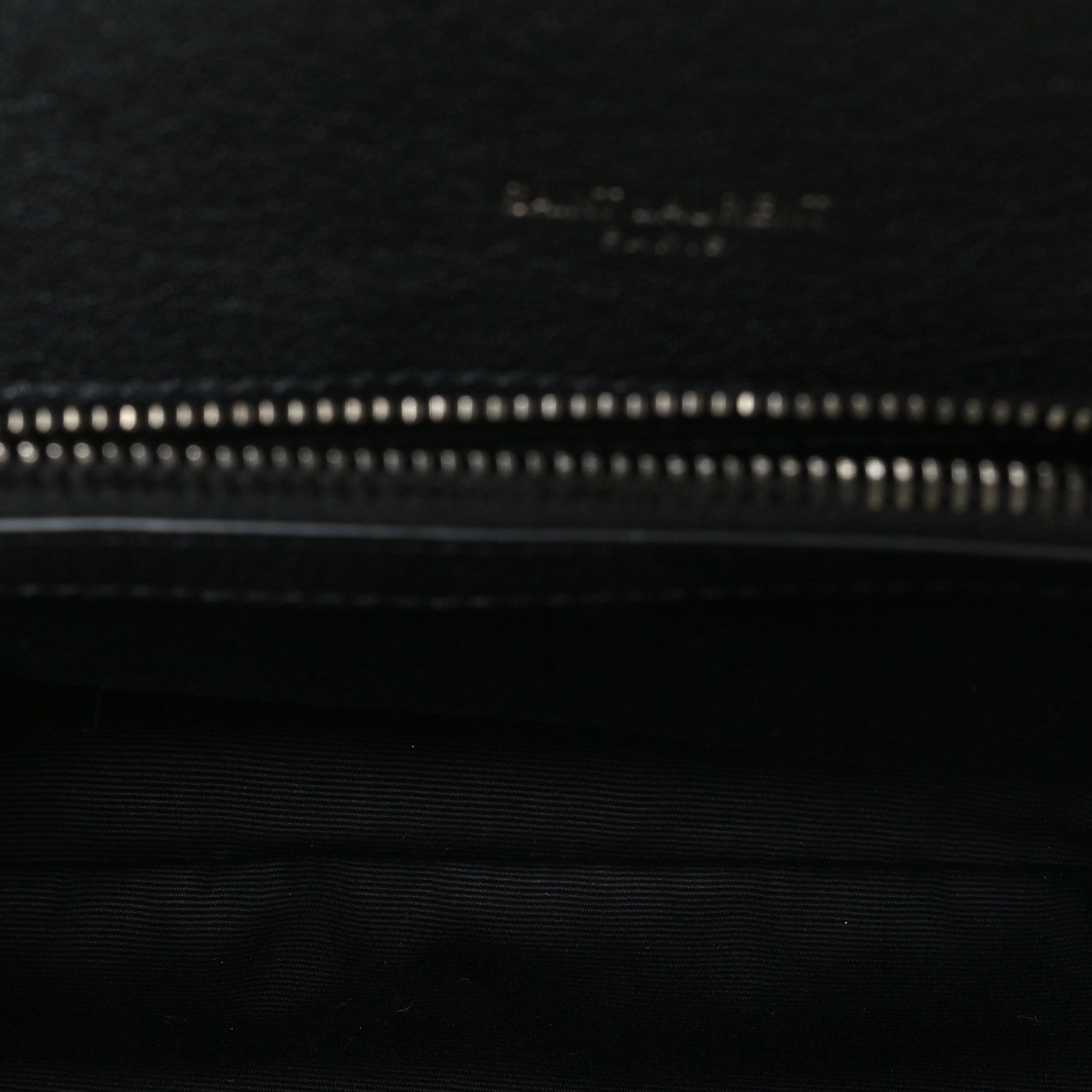 Saint Laurent Sheepskin Matelasse Chevron Monogram Medium College Bag Black 5 of 10