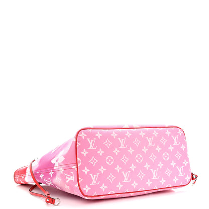 Louis Vuitton Monogram Escale Neverfull MM Rouge 5 of 11