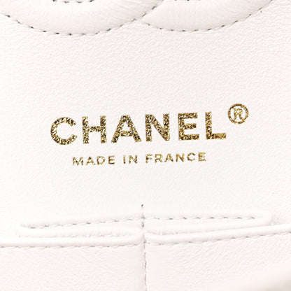 Chanel Caviar Quilted Small Double Flap White 6 of 10