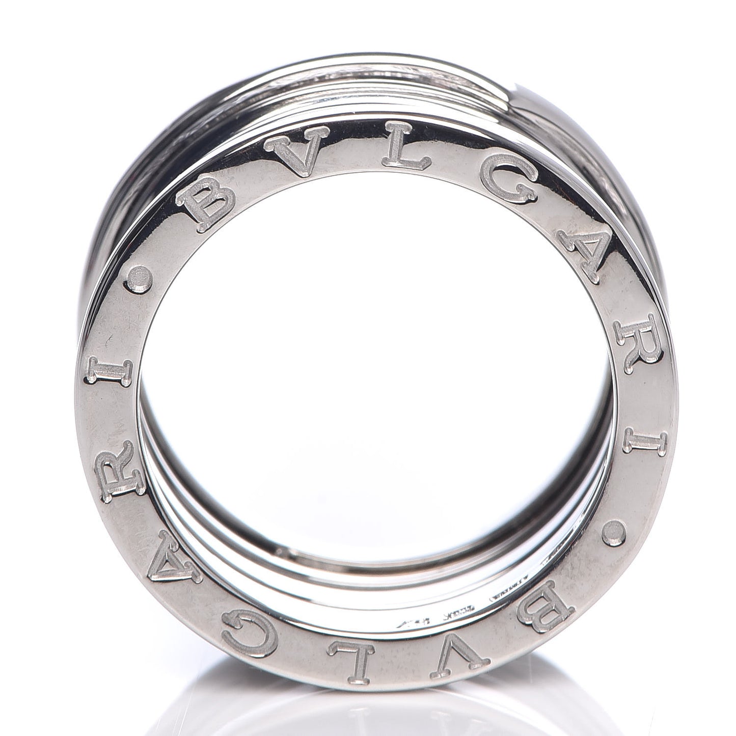 18K White Gold B.Zero1 Four-Band Ring 57 8