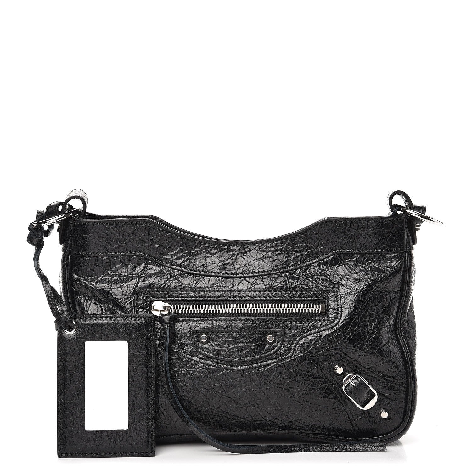 Balenciaga Agneau Classic Silver Hardware Hip Black 1 of 7