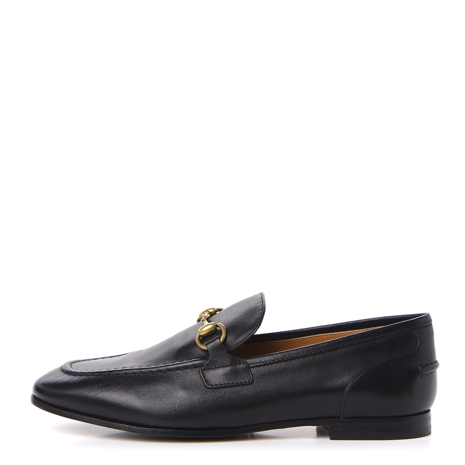 Gucci Calfskin Womens Jordaan Loafers 35 Black 1 of 10