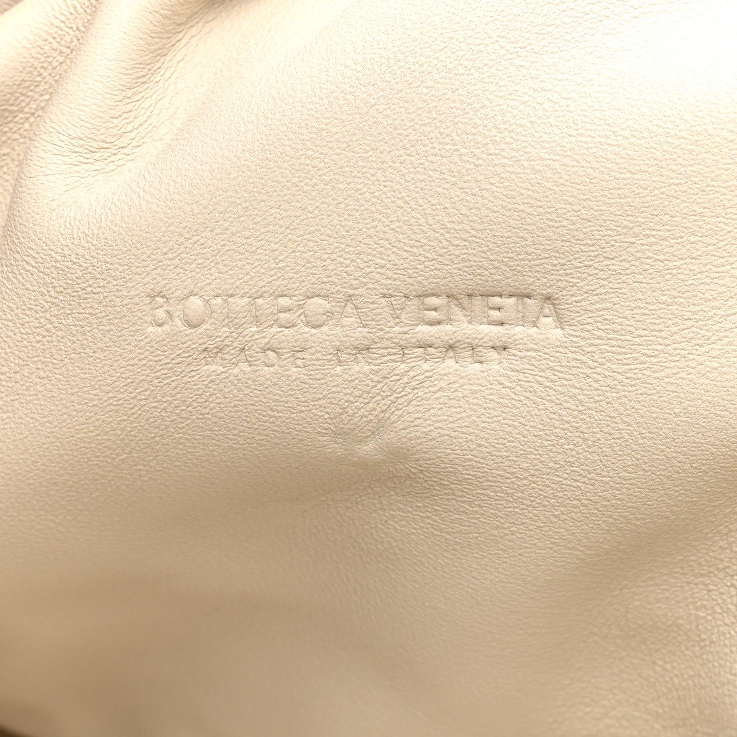 Bottega Veneta Metallic Crinkled Lambskin The Pouch Oversized Clutch Oro 5 of 9