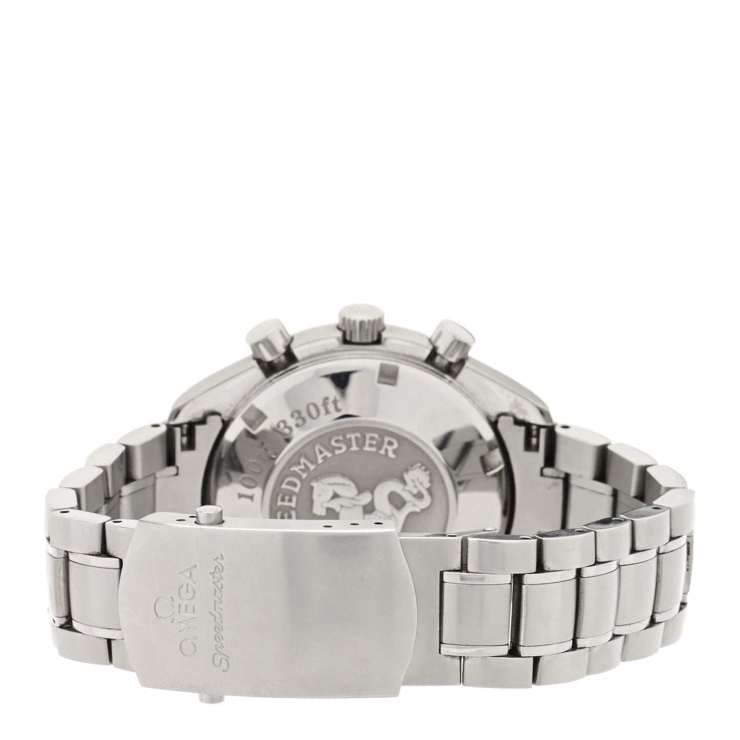Stainless Steel 40mm Speedmaster Date Chronograph Automatic Watch Black 3210.50.00