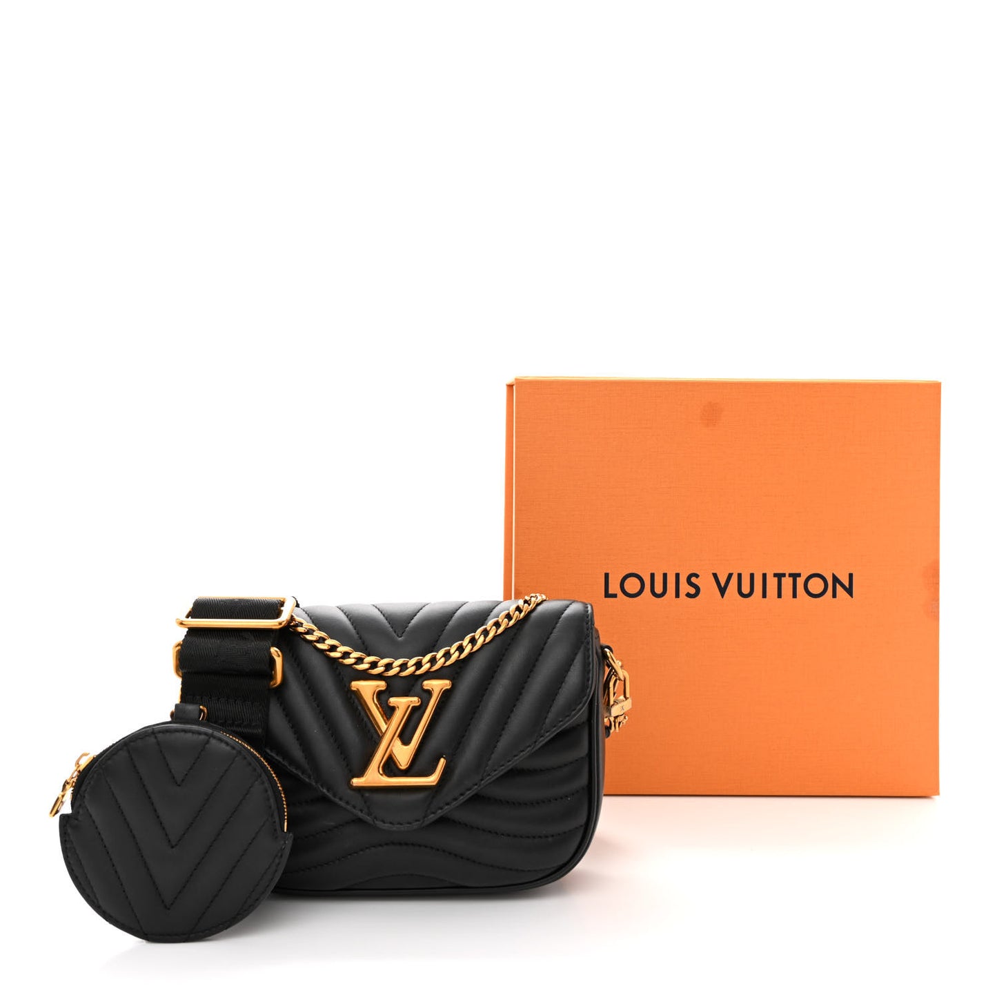 Calfskin New Wave Multi Pochette Black