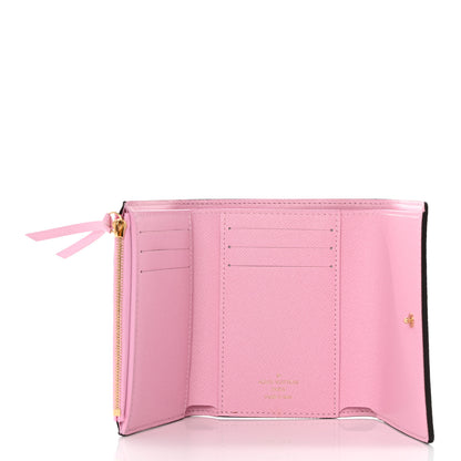 Louis Vuitton Monogram 2021 Christmas Animation Japanese Garden Victorine Wallet Wisteria Pink 5 of 8