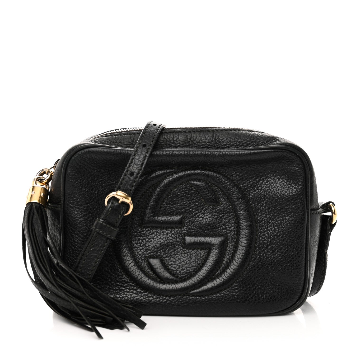 Gucci Pebbled Calfskin Small Soho Disco Bag Black 1 of 12