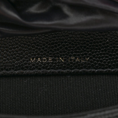 Chanel Caviar Fabric Graffiti Foldable Tote Bag With Chain Black Multicolor 11 of 19