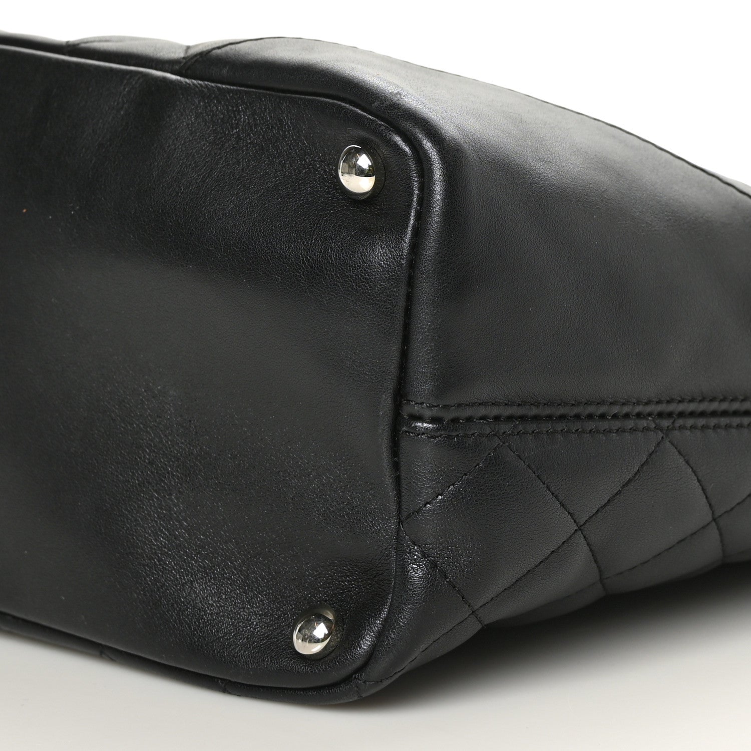 Chanel Calfskin Quilted Medium Cambon Tote Black 10 of 10