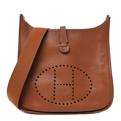 Hermes Taurillon Clemence Evelyne GM Gold 1 of 13