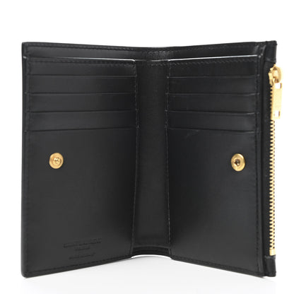 Saint Laurent Calfskin Monogram Bi-Fold Zipped Wallet Black 5 of 8
