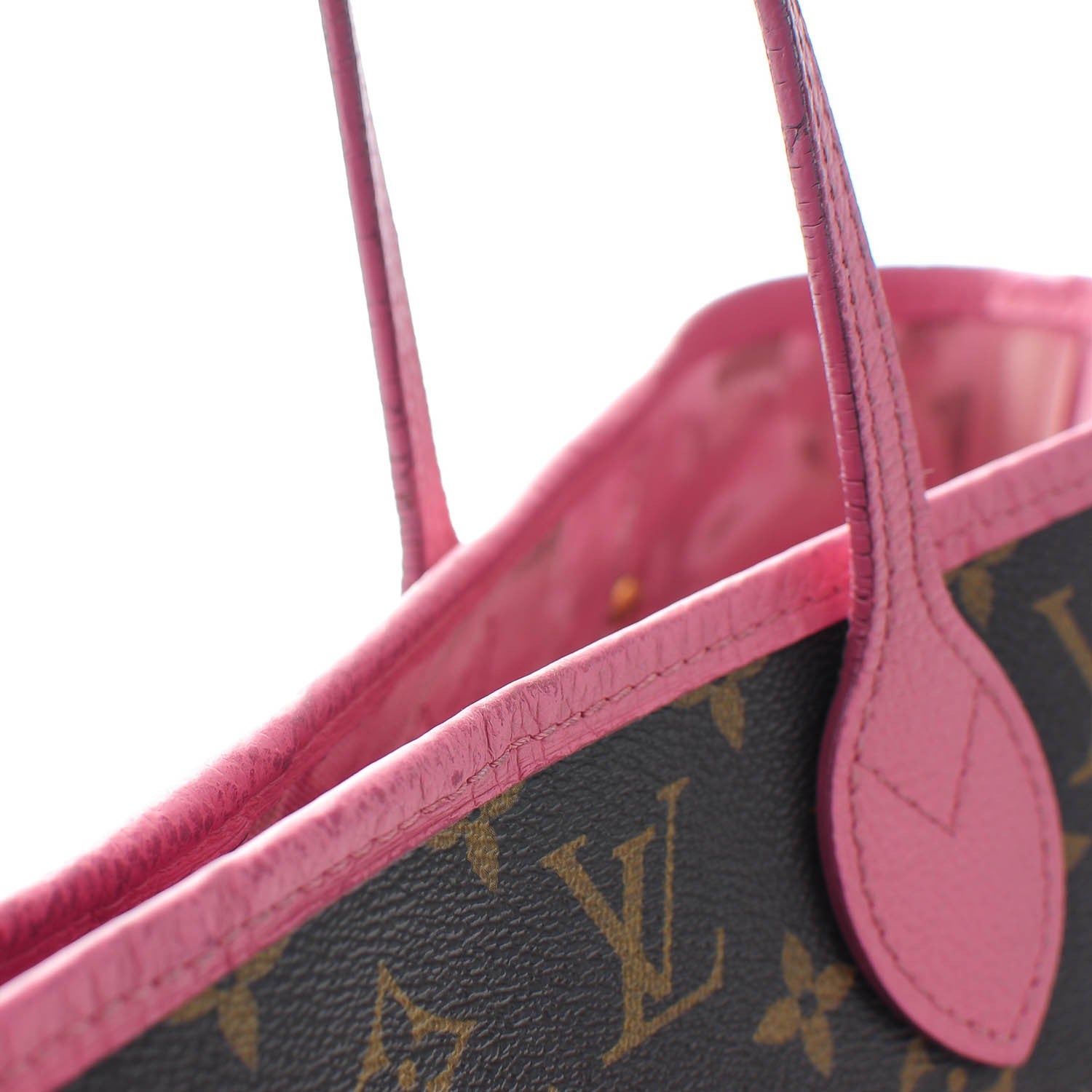 Louis Vuitton Monogram Articles de Voyage Ikat Neverfull MM Rose Velours 10 of 10