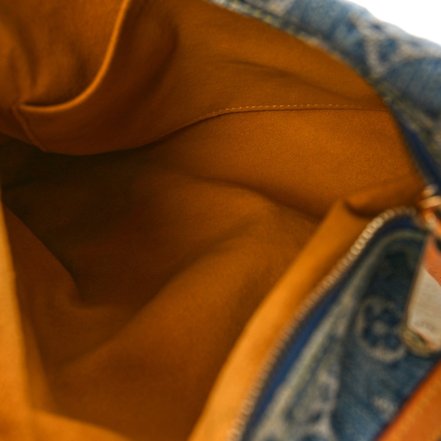 Monogram Denim Baggy PM Blue