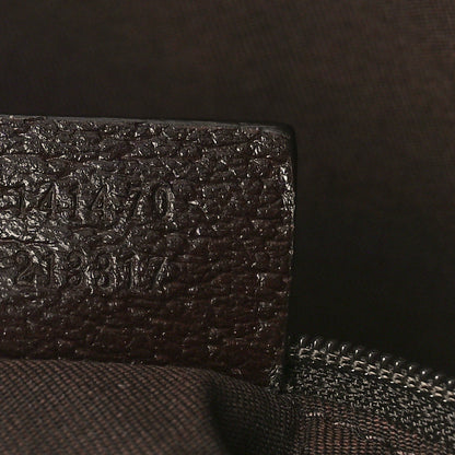 Gucci Monogram Medium Abbey Tote Dark Brown 7 of 13