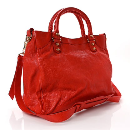 Balenciaga Agneau Giant 12 Gold Hardware Velo Rouge Cardinal 2 of 11