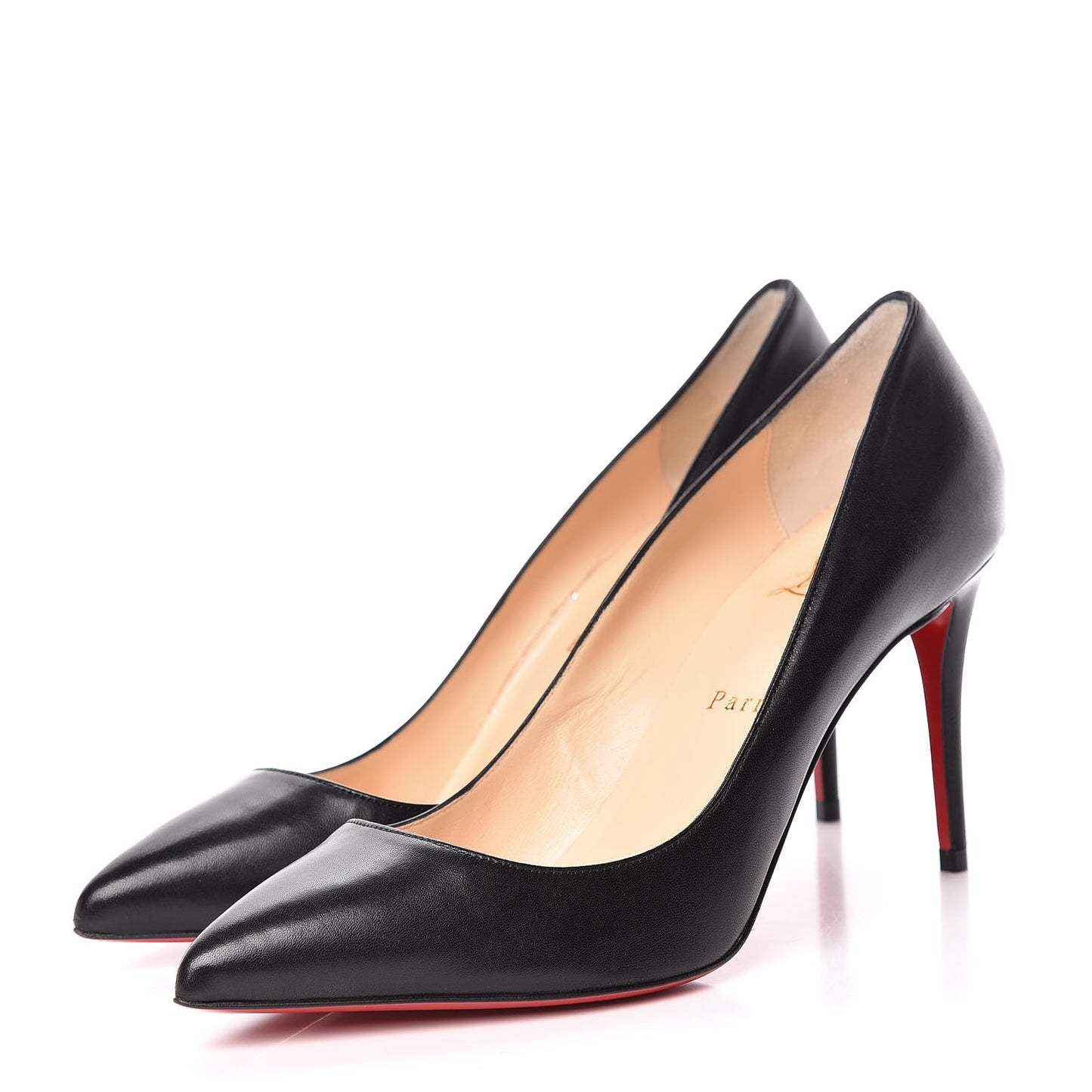 Shiny Nappa Decollete 554 85 Pumps 38.5 Black