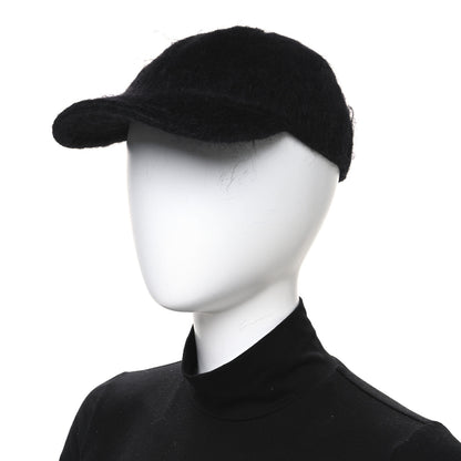 Gucci Mohair GG Lauren Baseball Hat L Black 2 of 8