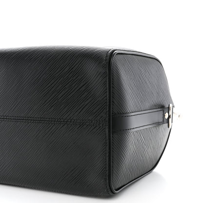 Louis Vuitton Epi Speedy Bandouliere 25 Black 10 of 11