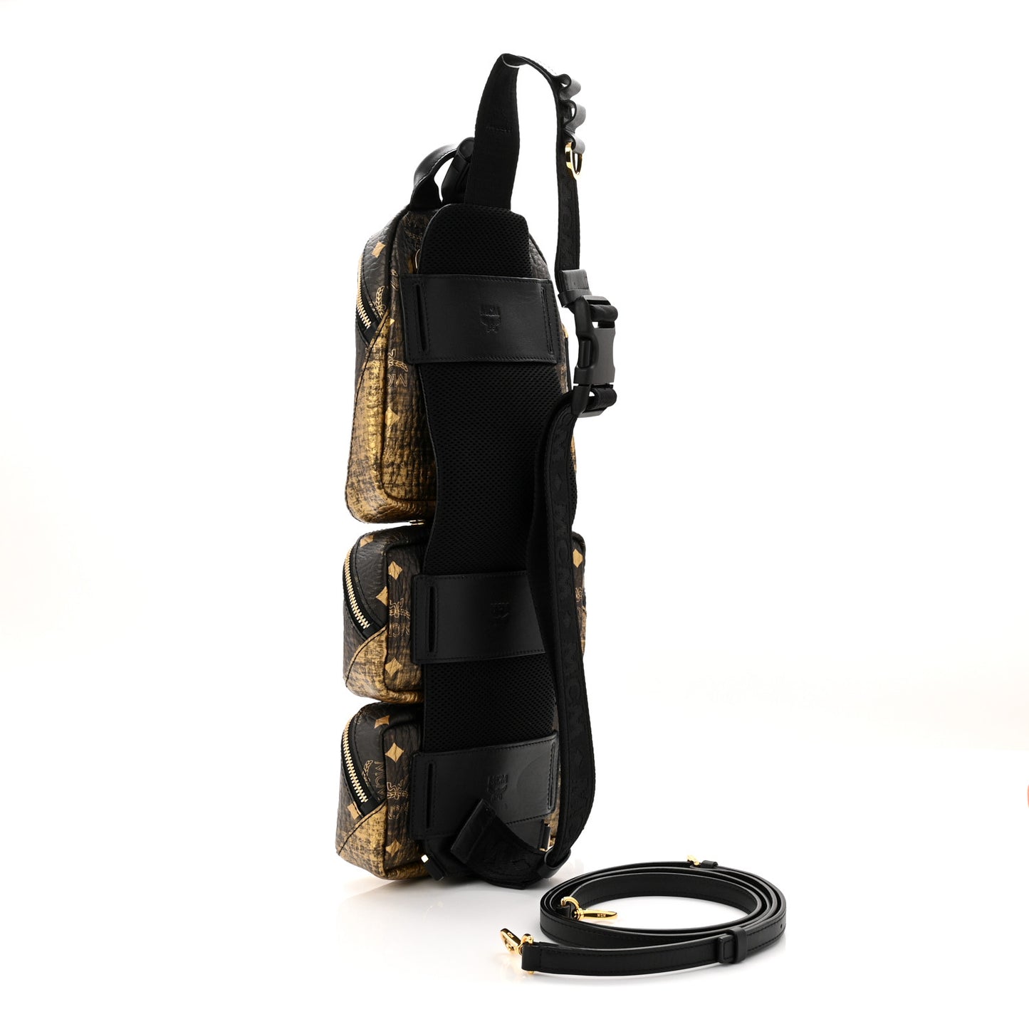 Gradation Visetos Trey 4-in-1 Sling Backpack Gold
