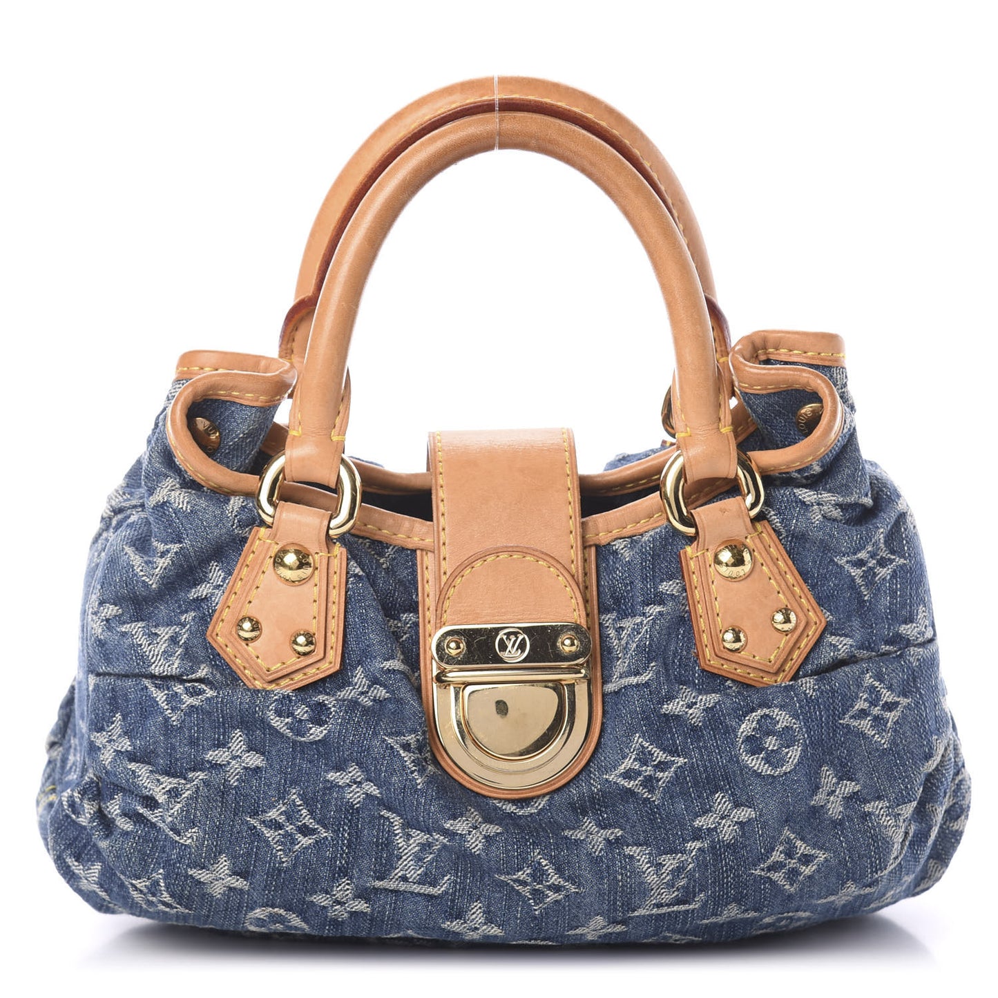 Monogram Denim Pleaty Blue