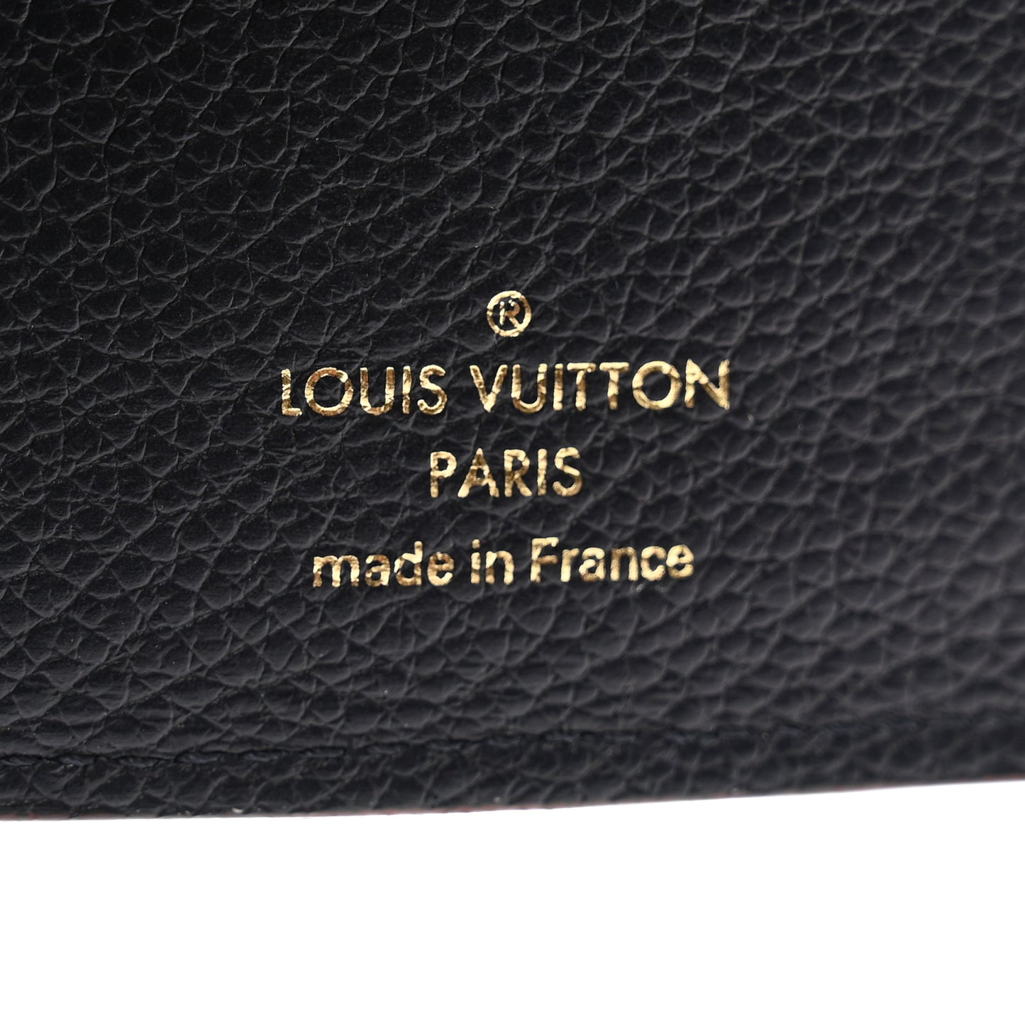 Empreinte Victorine Wallet Marine Rouge