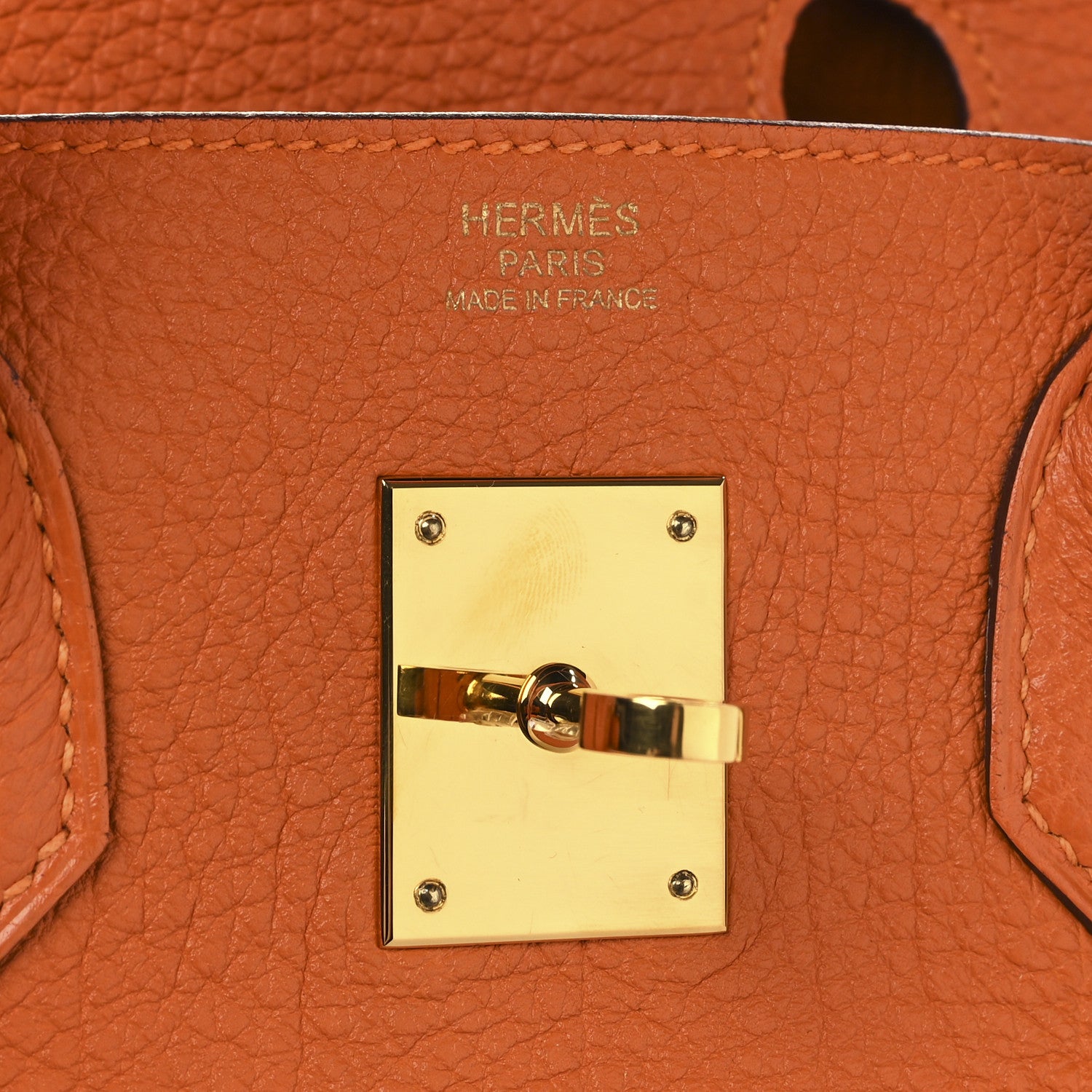 Hermes Fjord Birkin 30 Orange 6 of 14